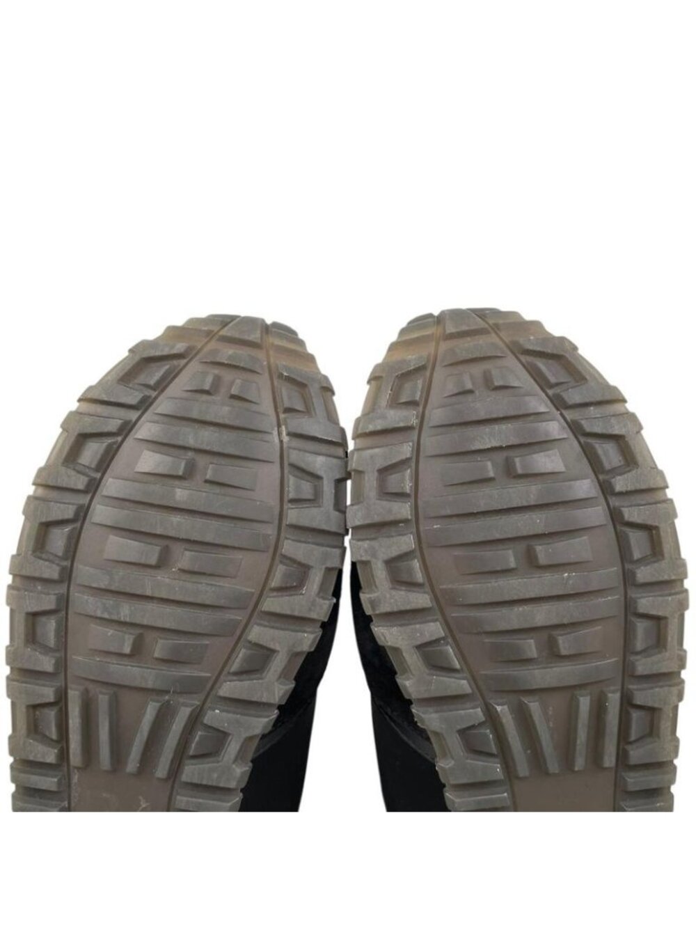 Louis Vuitton Sneakers Run Away 36.5 LV Circle Logo Suede Mesh Black - Picture 11 of 13